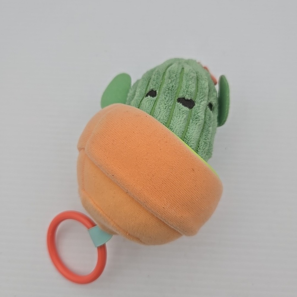 Skip Hop Farmstand‎ Cute Cactus Jitter Stroller Toy Pull Vibrate Plush Kawaii